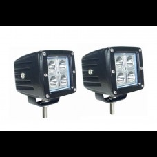 3" 20 Watt LED Cube Light Pair