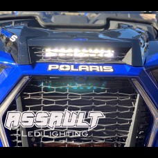 POLARIS 2019+ RZR XP Turbo & Turbo S 10” Single Row Hood Grille Led Light Bar With White Light